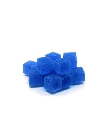 Delta 9 Infused Gummies Blue Raspberry 30ct 750mg | Live Green Hemp
