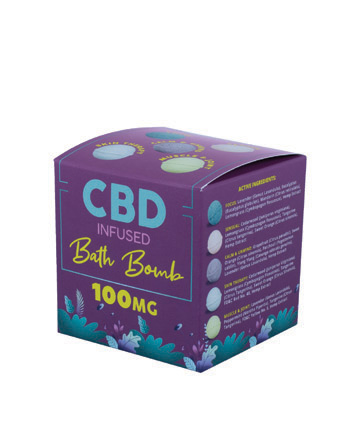 CBD Bath Bomb Sensual Pink 6oz 100mg | Live Green Hemp