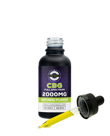 CBG/CBD Full Spectrum MCT Oil Tincture 30ml 2000mg | Live Green Hemp