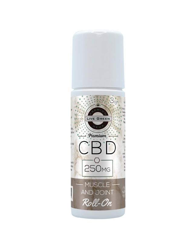 CBD Roll-On Muscle & Joint Cream 3oz 250mg