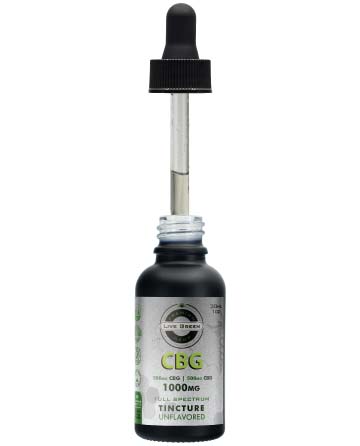 CBG/CBD Full Spectrum MCT Oil Tincture 30ml | Live Green Hemp