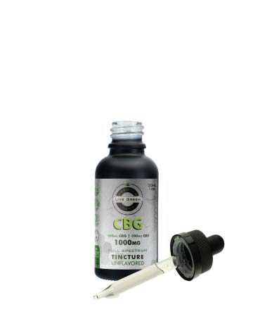 CBG/CBD Full Spectrum MCT Oil Tincture 30ml | Live Green Hemp
