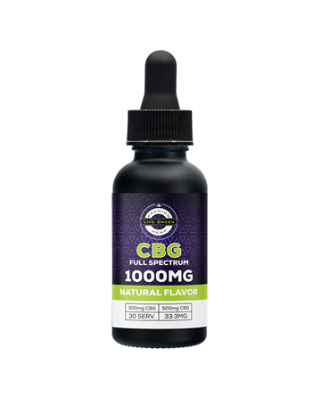 CBG/CBD Full Spectrum MCT Oil Tincture 30ml 1000mg | Live Green Hemp