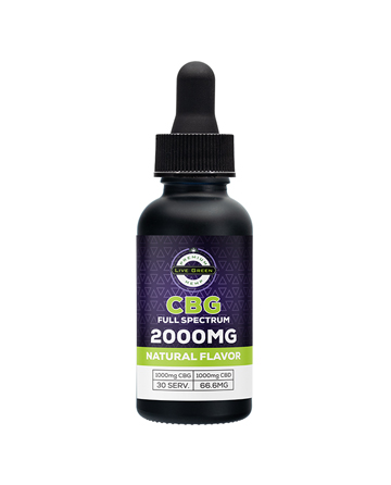 CBG/CBD Full Spectrum MCT Oil Tincture 30ml 2000mg | Live Green Hemp