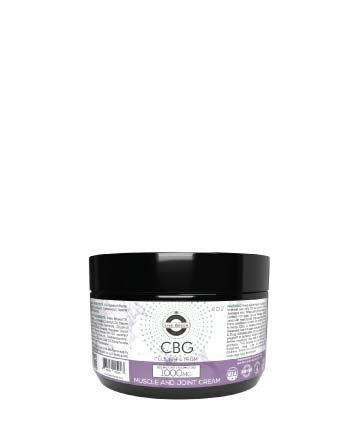 CBG/CBD Full Spectrum Muscle and Joint Cream 4oz 1000mg | Live Green Hemp