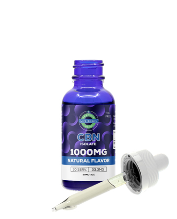 CBN MCT Oil Tincture 30ml 1000mg / 200n0mg | Live Green Hemp