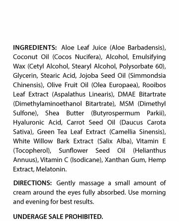 CBD Eye Serum 15ml 30mg | Live Green Hemp