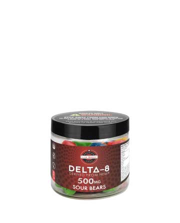 Delta 8 Classic Gummy Sour Bears 20pcs 500mg | Live Green Hemp