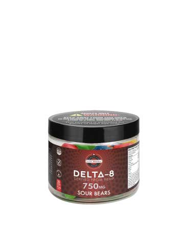 Delta 8 Classic Gummy Sour Bears 30pcs 750mg | Live Green Hemp