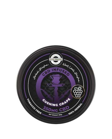 CBD Herbal Shisha Gushing Grape 350mg | Live Green Hemp