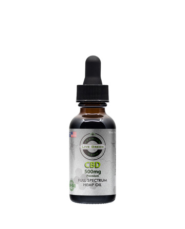 CBD Full Spectrum Hempseed Oil Tincture 30ml 500mg | Live Green Hemp