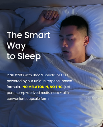 CBD Broad Spectrum Sleep Plus Capsules 30pcs 750mg | Live Green Hemp