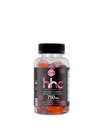 HHC Infused Gummy Squares 30ct 750mg | Live Green Hemp
