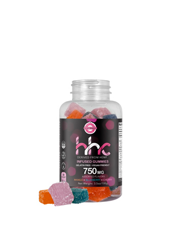 HHC Infused Gummy Squares 30ct 750mg | Live Green Hemp