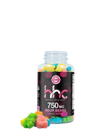 HHC Sour Bears 30ct 750mg | Live Green Hemp