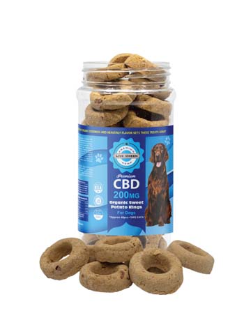 CBD Pet Treats Organic Sweet Potato 16oz 200mg | Live Green Hemp