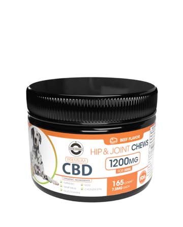 CBD Pet Treats Hip and Joint 16oz 1200mg | Live Green Hemp