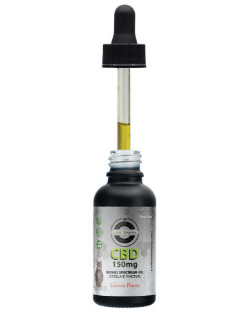 CBD Broad Spectrum MCT Oil T-Free Pet Tincture 30ml | Live Green Hemp