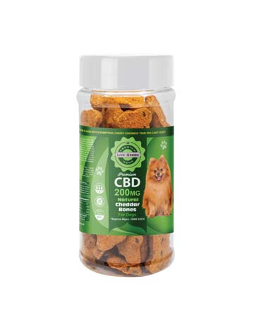 CBD Pet Treats Natural Cheddar 16oz 200mg | Live Green Hemp