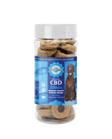 CBD Pet Treats Organic Sweet Potato 16oz 200mg | Live Green Hemp