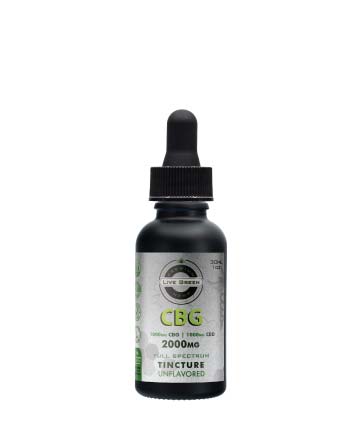 CBG/CBD Full Spectrum MCT Oil Tincture 30ml 2000mg