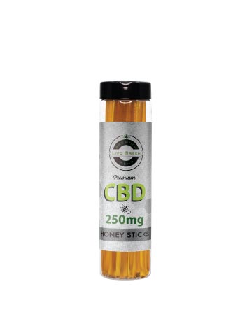 CBD Honey Sticks 25pcs 10mg  | Live Green Hemp
