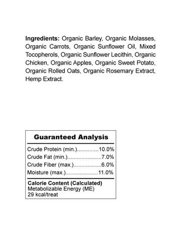 CBD Pet Treats Organic Sweet Potato 16oz 200mg | Live Green Hemp