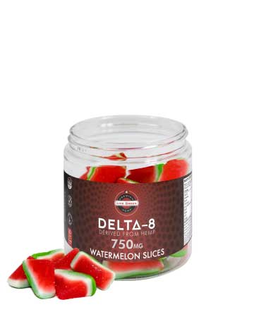 Delta 8 Classic Gummy Watermelon Slices 30pcs 750mg | Live Green Hemp