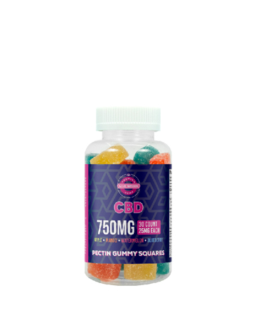 CBD Broad Spectrum Gummy Pectin Infused 30pcs 750mg / 1500mg | Live Green Hemp