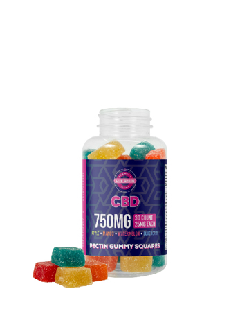 CBD Broad Spectrum Gummy Pectin Infused 30pcs 750mg / 1500mg | Live Green Hemp