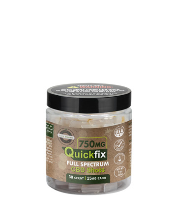 CBD Quickfix Shots -  30pc 750mg | Live Green Hemp