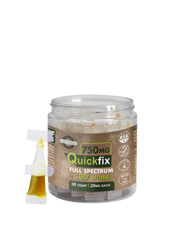 CBD Quickfix Shots -  30pc 750mg | Live Green Hemp
