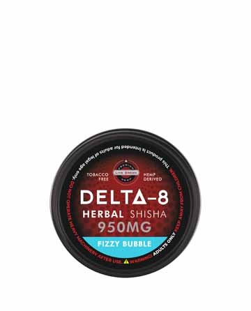 Delta 8 Shisha Fizzy Bubble 950mg | Live Green Hemp