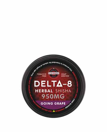 Delta 8 Shisha Going Grape 950mg | Live Green Hemp