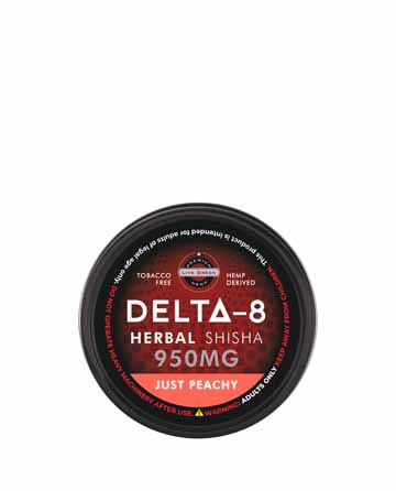 Delta 8 Shisha Just Peachy 950mg | Live Green Hemp