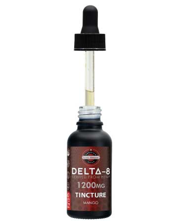 Delta 8 MCT Oil Tincture Mango 30ml 1200mg | Live Green Hemp