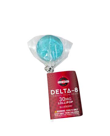 Delta 8 Lollipop Blueberry Flavor 30mg - Single