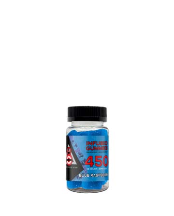 Delta 8 Infused Gummies Blueberry 15pcs 450mg | Live Green Hemp