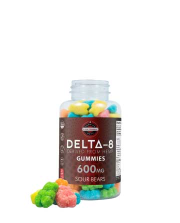 Delta 8 Gummy Sour Bears 30ct 600mg | Live Green Hemp