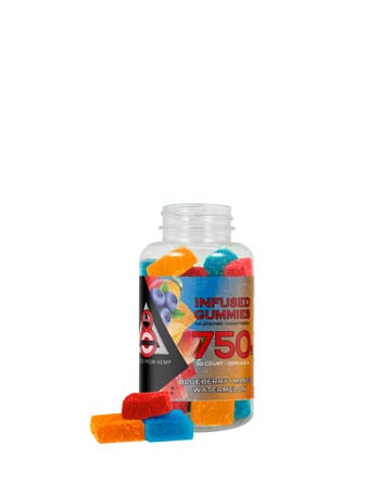 Delta 8 Infused Gummies Mix 30pcs 750mg | Live Green Hemp