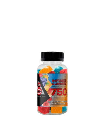Delta 8 Infused Gummies Mix 30pcs 750mg | Live Green Hemp