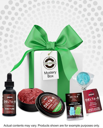 Delta 8 Mystery Box $50 - $130 value | Live Green Hemp