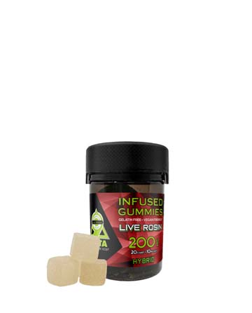 Delta 9 Live Rosin Infused Gummies 20ct 200mg | Live Green Hemp