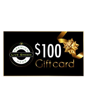 Live Green Hemp - Gift Card $100 | Live Green Hemp