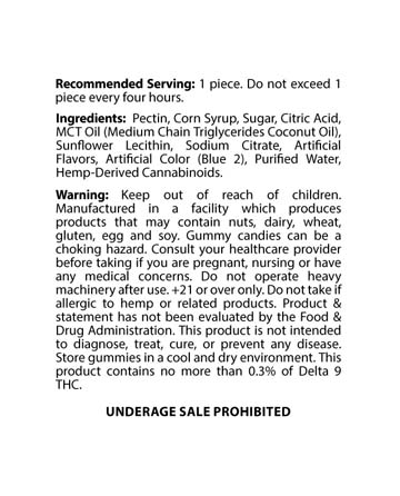 Ultra Infused Gummies 20pcs 1000mg | Live Green Hemp