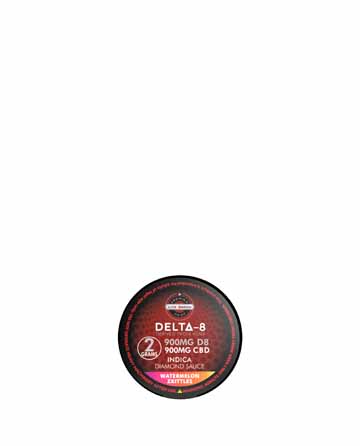 Delta 8 Diamond Sauce Indica Watermelon Zkittles 2g 1800mg | Live Green Hemp