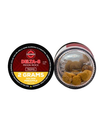 Delta 8 Moon Rock Sativa - Golden Pineapple - 2g - 760mg | Live Green Hemp