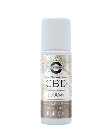 CBD Roll-On Muscle &amp; Joint Cream 3oz 1000mg | Live Green Hemp