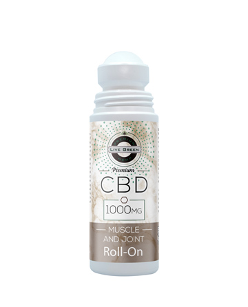 CBD Roll-On Muscle &amp; Joint Cream 3oz 1000mg | Live Green Hemp