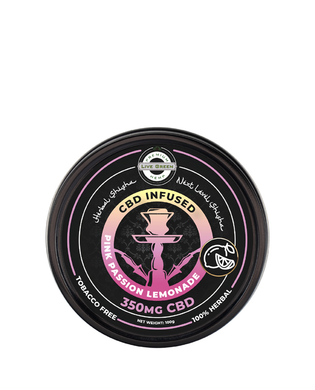 CBD Herbal Shisha Pink Passion Lemonade 350mg